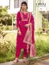 Monalisa Vol 5 By Ossm Viscos Kurti With Bottom Dupatta Wholesalers In Delhi